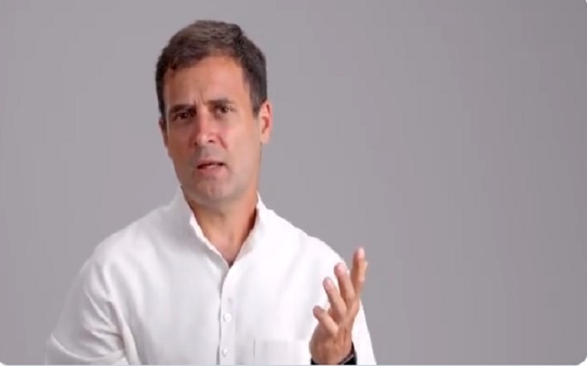 Rahul Gandhi tweet video