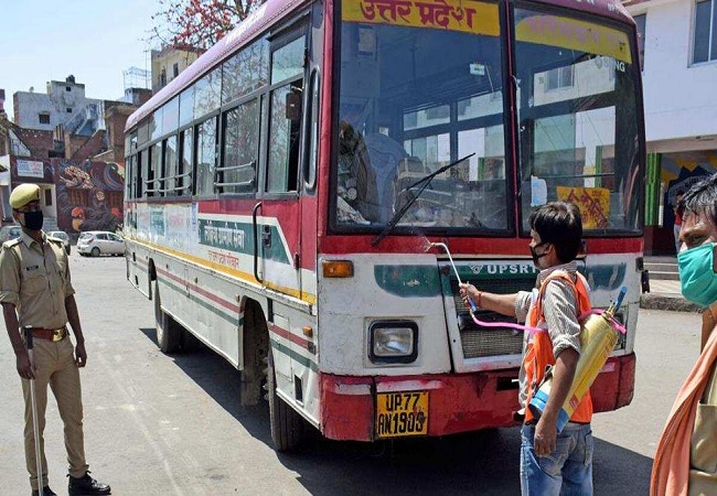 uttar pradesh roadways bus