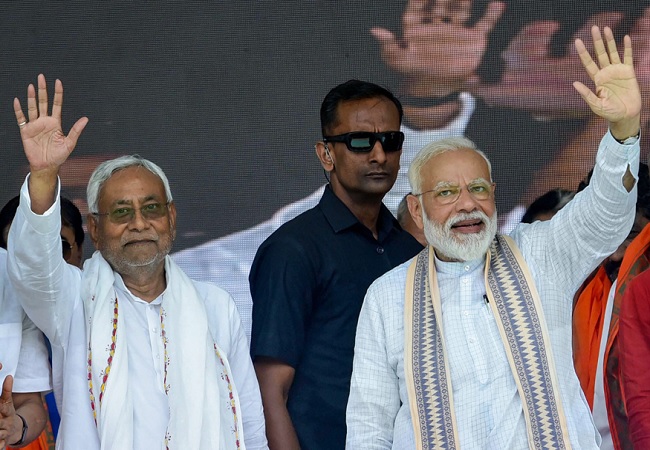 PM Narendra Modi and Nitish Kumar