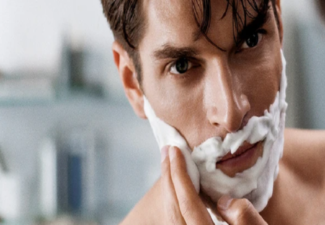 shaving for man