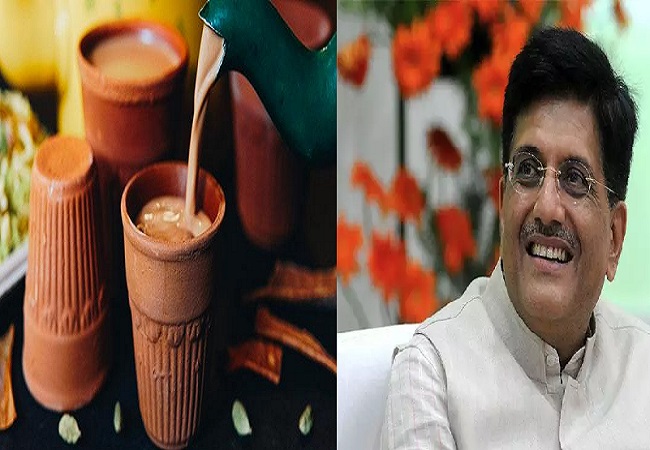 Piyush Goyal Rail Minister kulhad tea