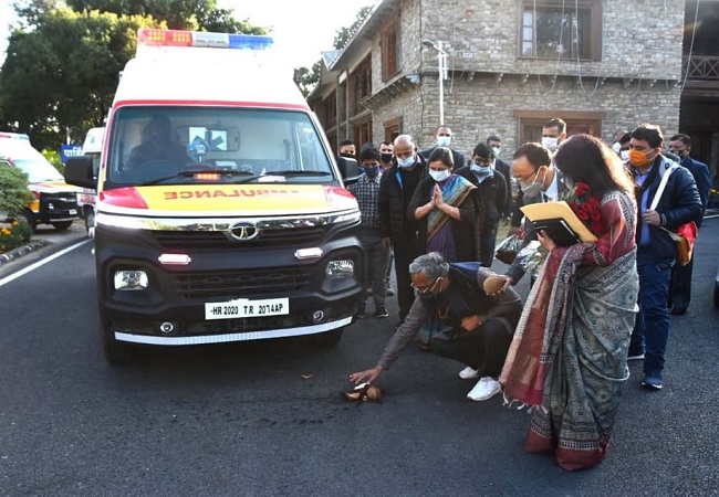Uttarakhand CM Ambulance