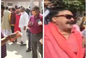 Bihar: रुझानों में एनडीए को बहुमत मिलने पर BJP कार्यकर्ताओं ने मनाया जश्न, देखें तस्वीरें