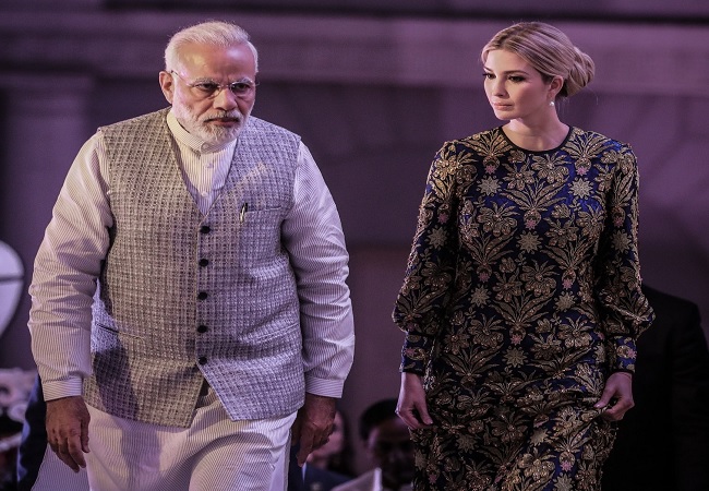 Ivanka Trump and PM Narendra Modi