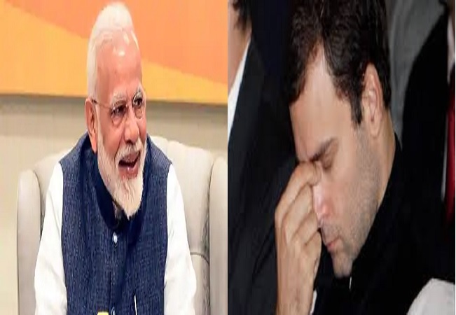 Narendra Modi and Rahul Gandhi