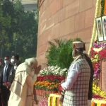 PM Modi Parliament Tribute pic