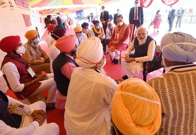 PM Modi meet sikh