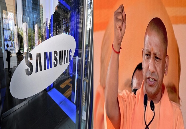 Samsung and Yogi Adityanath