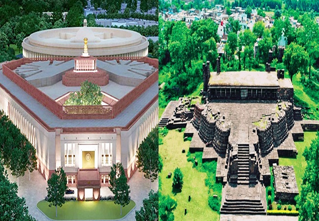 Vidisha Vijay temple and New Parliament