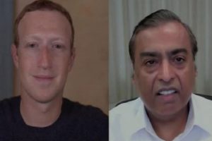 मुकेश अंबानी और मार्क जकरबर्ग में हुआ वीडियो संवाद, दोनों ने भारत के भविष्य को उज्ज्वल बताया
