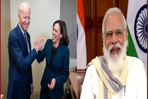 US: PM मोदी ने शपथ लेने पर जो बाइडेन और कमला हैरिस को दी बधाई, कहा-साथ काम करने को उत्सुक हूं