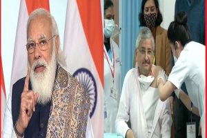 कोरोना के खिलाफ कड़ा प्रहार, PM मोदी ने किया दुनिया का सबसे बड़ा वैक्सीनेशन अभियान शुरू