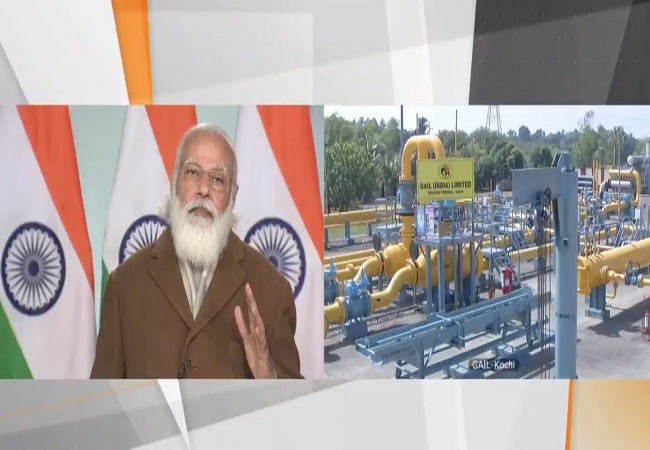 Pm म द न क च च म गल र प र क त क ग स प इपल इन क क य उद घ टन ग न ए य 10 फ यद Pm Modi Dedicates Kochi Mangaluru Natural Gas Pipeline To The Nation