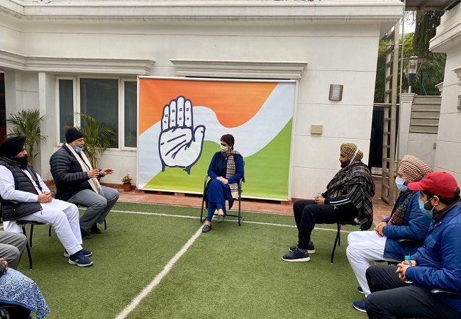 Priyanka Gandhi With Congress MP