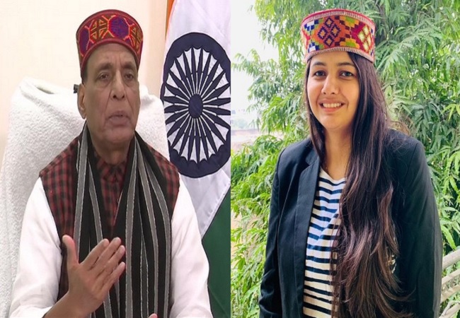 रक्षामंत्री राजनाथ सिंह ने की जयपुर की बेटी की तमन्ना पूरी, घर भिजवाया मनचाहा तोहफा