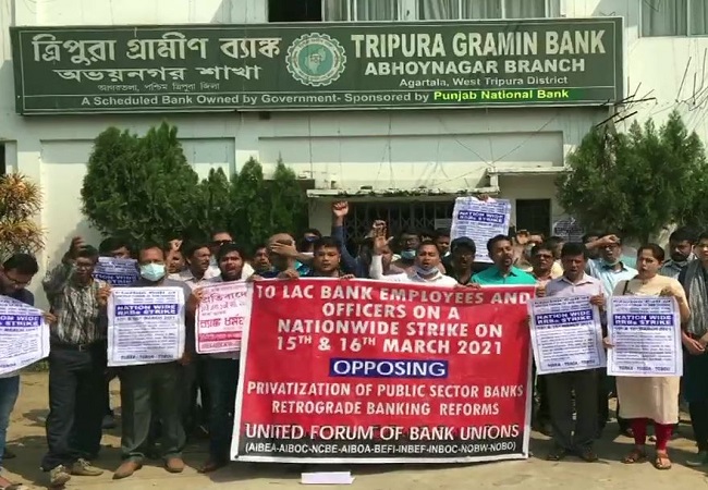 BANK PROTEST