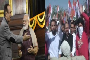 Congress: PM मोदी की तारीफ गुलाम नबी को पड़ा भारी, कांग्रेस के लोगों ने फूंका उनका पुतला