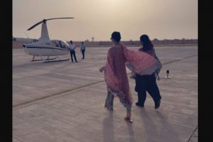 Kangana Ranaut : कंगना रनौत ने राजस्थान में शुरू की ‘तेजस’ की शूटिंग, शेयर की तस्वीरें