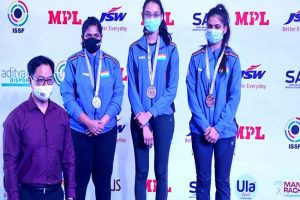 Shooting world cup: शूटिंग विश्व कप में भारत ने दिखाया दम, महिला 25 मीटर पिस्टल वर्ग में किया क्लीन स्वीप