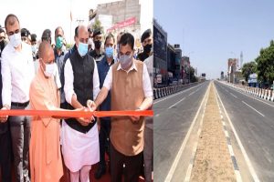 Uttar Pradesh: रक्षामंत्री राजनाथ और गडकरी ने किया पुलों का लोकार्पण और शिलान्यास