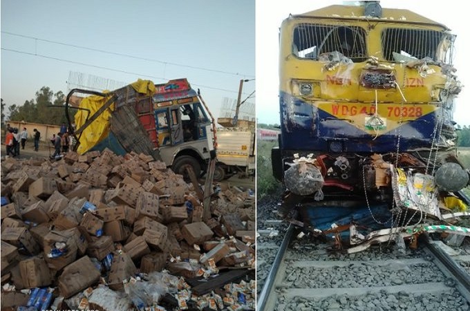 Train accident in Shahjahanpur