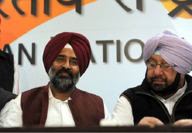 Congress MLA Pargat Singh and Amrinder Singh