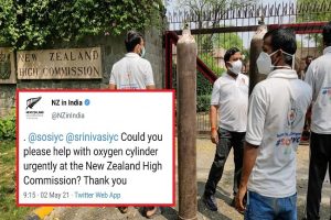 न्यूजीलैंड दूतावास ने कांग्रेसी नेता से मांगा ऑक्सीजन, सरकार पर उठे सवाल तो ट्वीट किया डिलीट, सफाई में कही ये बात