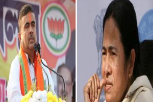 West Bengal Election: नंदीग्राम में भाजपा की होती दिख रही बल्ले-बल्ले, शुवेंदु से ममता पिछड़ रहीं