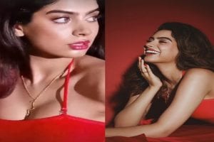 Khushi Kapoor ने कराया लेटेस्ट फोटोशूट, रेड ड्रेस में ढा रहीं कहर
