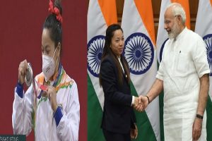 Tokyo Olympics: टोक्यो ओलंपिक में मीराबाई चानू ने बढ़ाई शान, PM मोदी ने भारत की बेटी को इस अंदाज में दी बधाई
