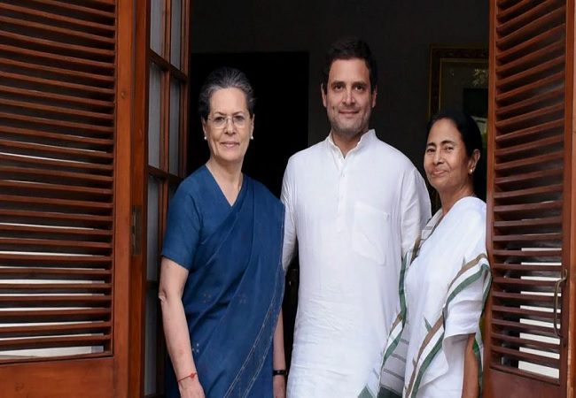 Sonia Gandhi and Mamata Banerjee