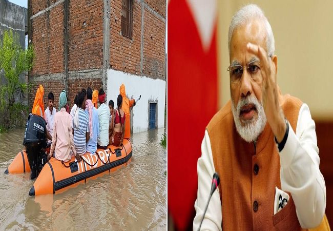 PM Modi on varanasi flood
