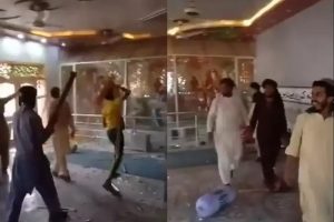 Pakistan में गणेश मंदिर पर हमला, आगजनी और तोड़फोड़, यहां देखें घटना का पूरा Video