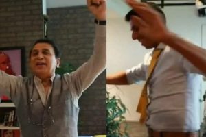 Viral Video: नीरज चोपड़ा ने जीता गोल्ड तो खुशी से नाचने लगे सुनील गावस्कर और आशीष नेहरा