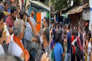 West Bengal: दिलीप घोष पर TMC कार्यकर्ताओं ने किया हमला, महिला को भी नहीं छोड़ा! (Video)
