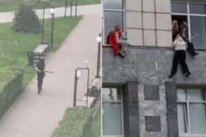 Russia University Attack: रूस की पर्म स्टेट यूनिवर्सिटी पर हमला, जान बचाने के लिए छात्रों ने बिल्डिंग से लगाई छलांग, देखें Video