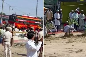 Gurugram: गुरुग्राम में खाली जमीन पर नमाज पढ़ने पर विवाद, हिंदू संगठनों ने नारे लगाकर किया विरोध