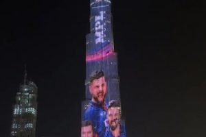 UAE: “बुर्ज खलीफा’ पर चढ़ा टी20 वर्ल्ड कप का खुमार, टीम इंडिया की नई जर्सी में रंगी दिखी दुनिया की सबसे ऊंची इमारत