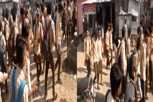 राजस्थान के स्कूलों में नहीं है क्लासरूम…त्रस्त छात्रों ने सड़क पर आकर किया चक्काजाम..लेकिन सरकार खामोश !