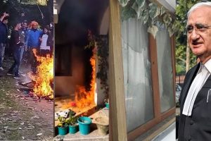 नैनीताल वाले घर पर आगजनी के बाद सामने आए सलमान खुर्शीद, विरोधियों ने जलाया पुतला; कहा- ‘गोली मारो…”