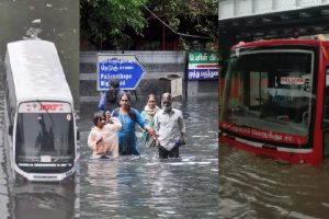 चेन्नई में भारी बारिश के बाद बाढ़ जैसे हालात, लोगों को याद आई 2015 की भयानक बाढ़