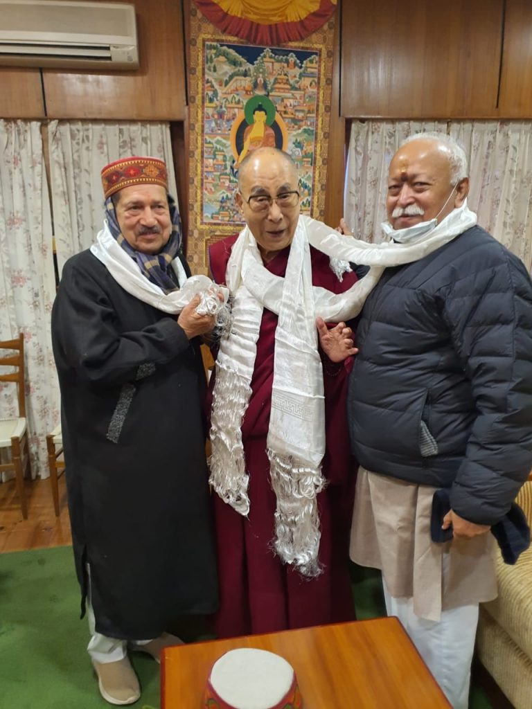 Mohan Bhagwat and Dalai