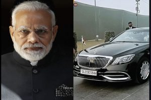 प्रधानमंत्री मोदी की सबसे शक्तिशाली सवारी, काफिल में सबसे सुरक्षित कार, बुलेट और ब्लास्ट प्रूफ मर्सिडीज-मेबैक S650 कार