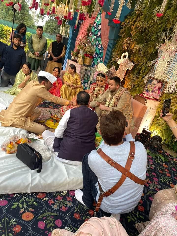 tejsavi yadav wedding