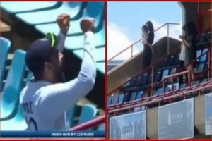 IND vs SA: दक्षिण अफ्रीका के खिलाफ जीत के बाद बेटी वामिका को देख ऐसे चिल्लाए विराट कोहली, वायरल हो रहे Videos
