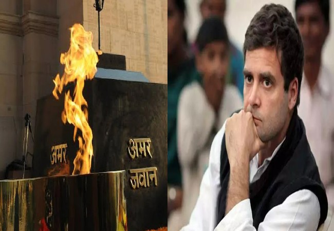 Amar Jawan Jyoti: अमर जवान ज्योति पर राहुल गांधी ने शुरू कर दी घटिया राजनीति तो पूर्व सैनिकों ने पीएम के फैसले का समर्थन कर विपक्ष की कर दी बोलती बंद