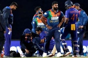 Ind vs SL 2nd T20: श्रीलंका के खिलाफ खेलते हुए ईशान किशन के सिर में लगी गेंद, अस्पताल में कराना पड़ा भर्ती