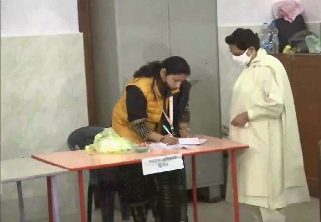 mayawati voting