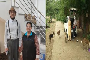 Rajasthan: रिटायर्ड श्यामवीर एवं पत्नी विजेन्द्री बने बेसहारा श्वानों के देवदूत, 34 वर्ष से श्वानों की सेवा में तत्पर