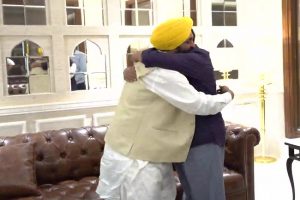 Punjab: 16 मार्च को पंजाब CM पद की शपथ लेंगे भगवंत मान, केजरीवाल को न्योता देने पहुंचे दिल्ली